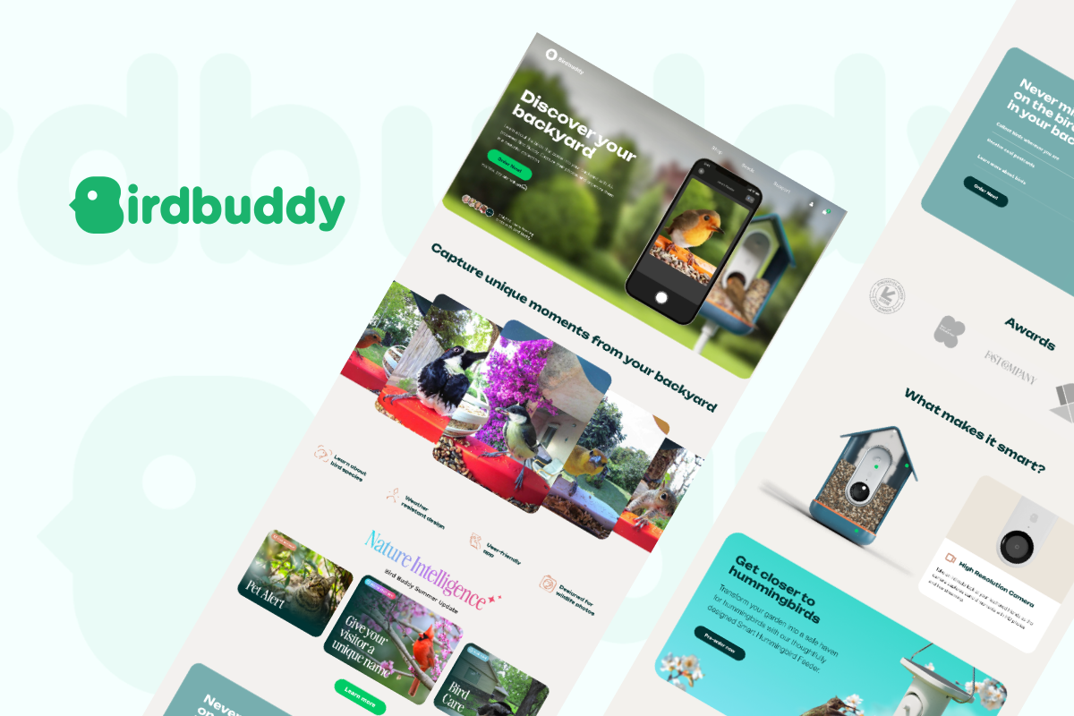 2B Website Shopify review Birdbuddy customer