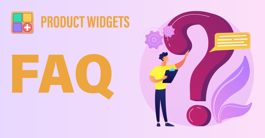 Product Widgets FAQ
